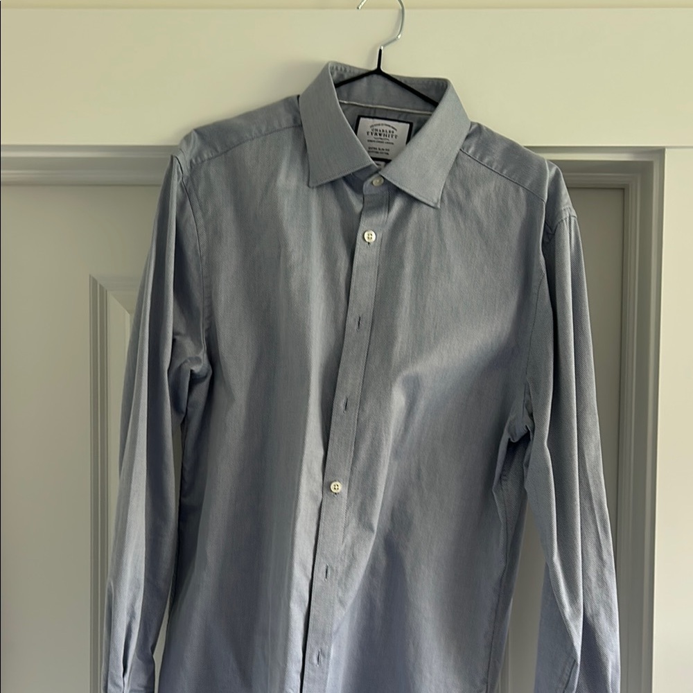 Men's Gray Dress Shirt by Charles tyrwhitt
